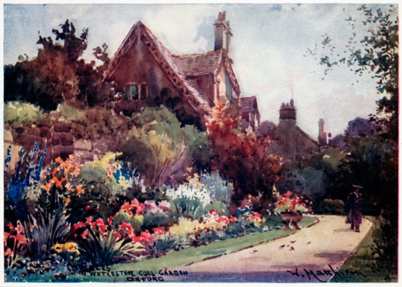 Worcester College Garden av William Matthison