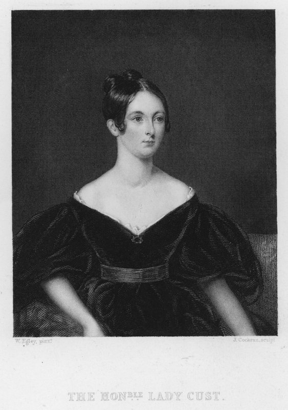 Lady Cust (gravering) av William Maw Egley
