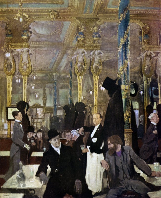 The Cafe Royal, London, 1912 av William Orpen