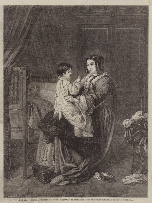 Sengetid av William Powell after Frith
