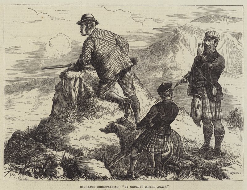 Highland Deerstalking, av George! savnet igjen av William Ralston