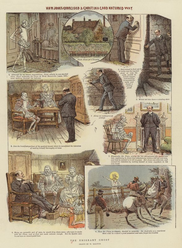 The Emigrant Ghost (chromolitho) av William Ralston