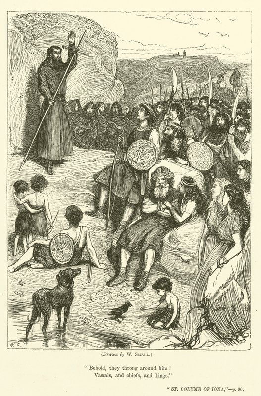 St Columb of Iona av William Small