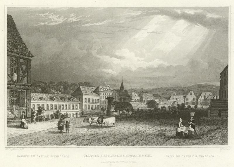 Bad Langen-Schwalbach av William Tombleson