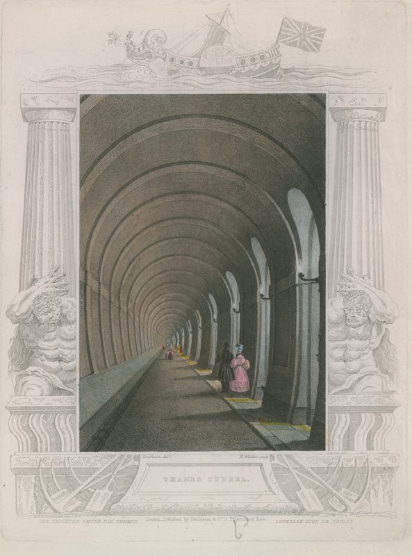 Themsen-tunnelen av William Tombleson