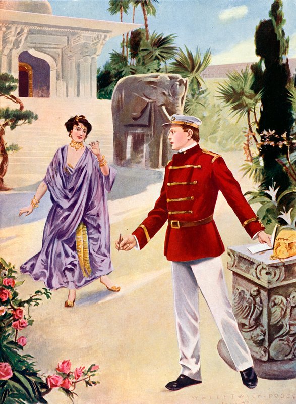 Lakme, akt I scene x av William de Leftwich Dodge