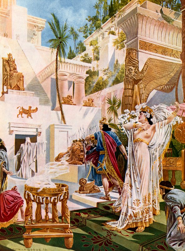 Semiramide, akt I scene xi av William de Leftwich Dodge