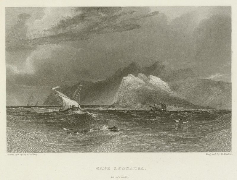 Cape Leucadia, Lovers Leap av after A.V. Copley Fielding