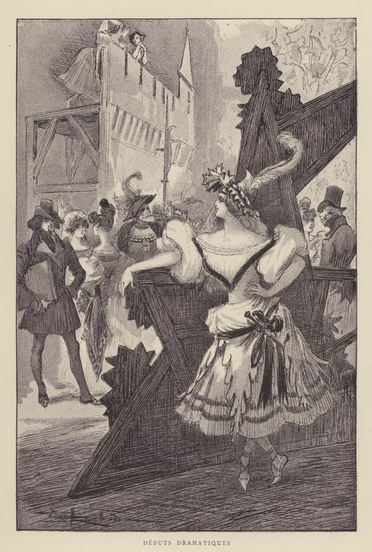Debuterer Dramatiques av after Albert Robida