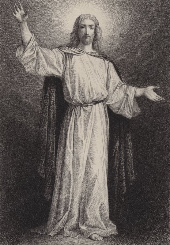 Jesus Kristus av after Albert Robida