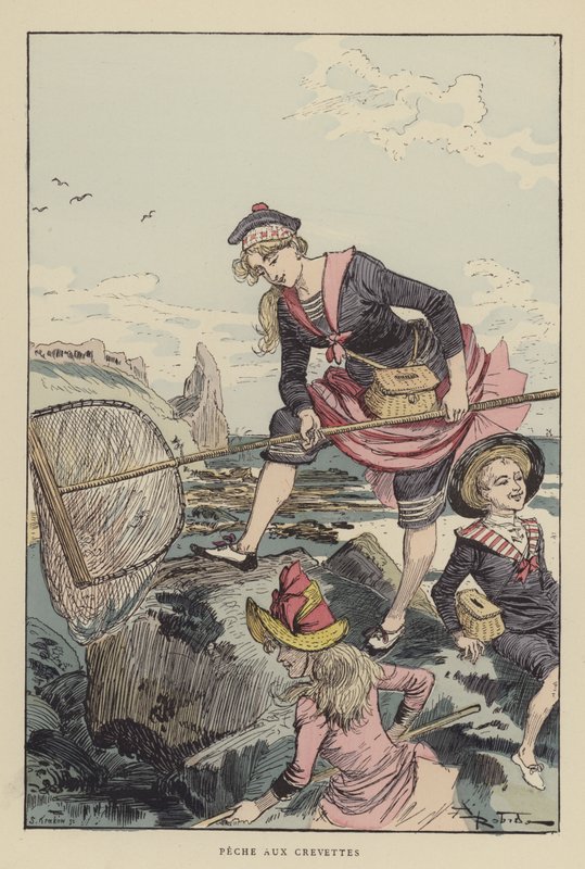 Rekefiske av after Albert Robida