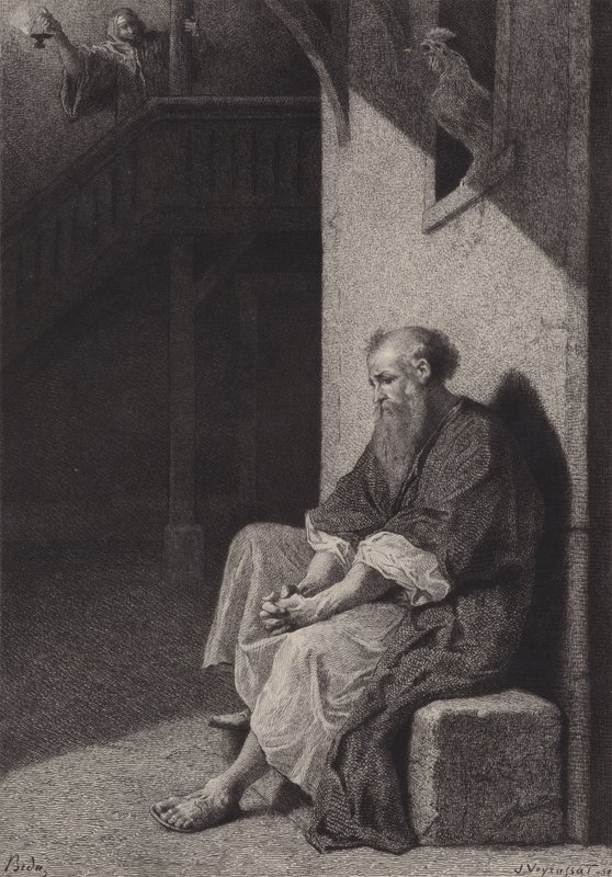 Peters omvendelse av after Albert Robida