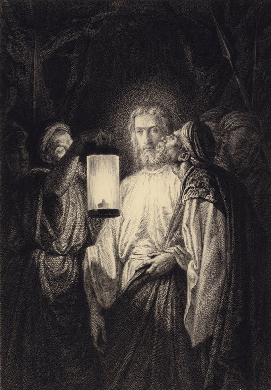 Judas forræderi av after Albert Robida