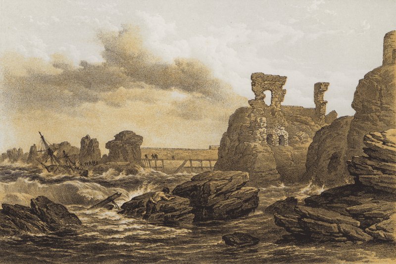 Dunbar (chromolitho) av after C. Stanfield