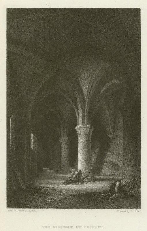 Dungeon of Chillon av after C. Stanfield