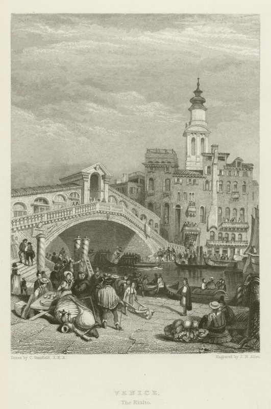 Venezia, Rialto av after C. Stanfield