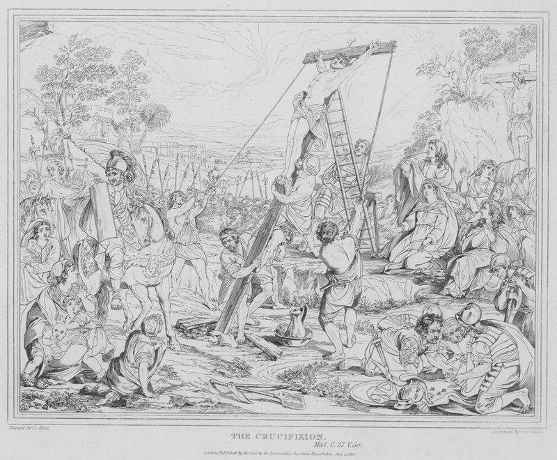 Korsfestelsen, Matthew av after Charles Le Brun