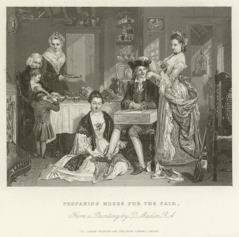 Forbereder Moses til messen av after Daniel Maclise