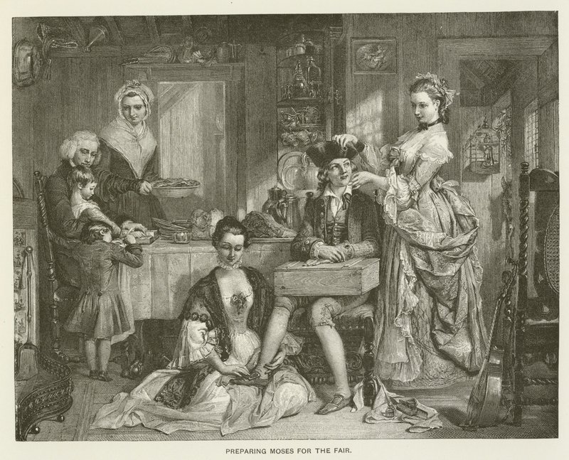 Forbereder Moses til messen av after Daniel Maclise