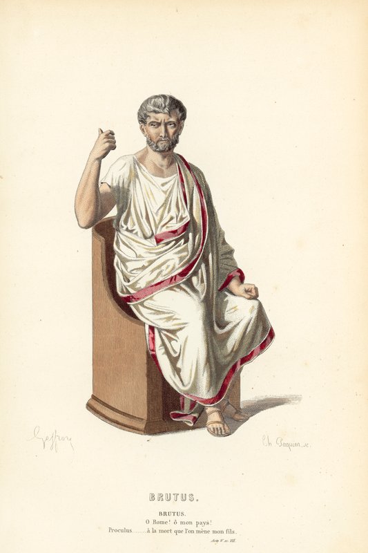 Brutus av after Edmond A.F. Geffroy