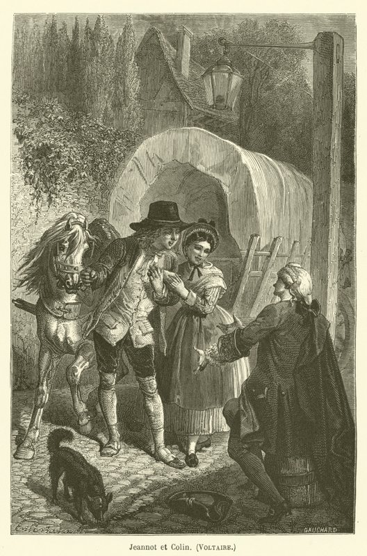 Jeannot og Colin, Voltaire av after Emile Antoine Bayard