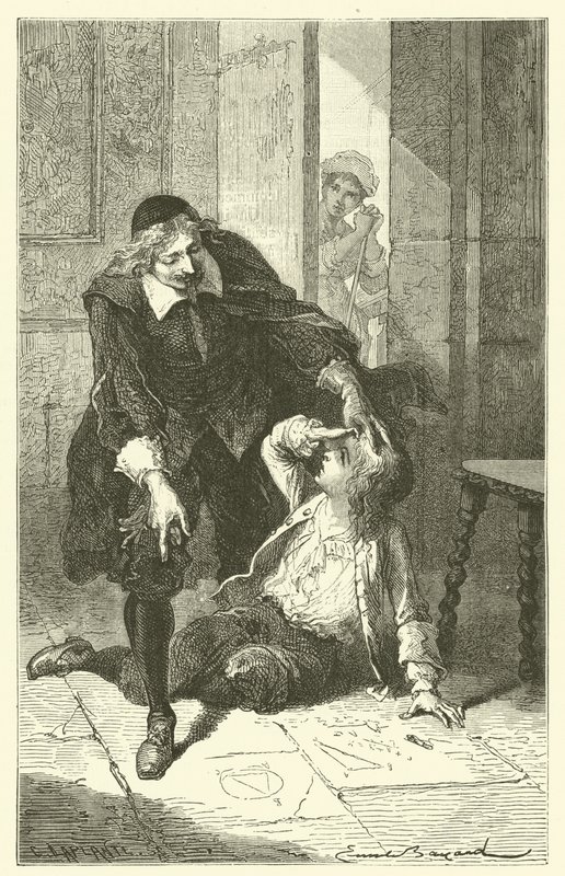 Barndommen til Blaise Pascal av after Emile Antoine Bayard
