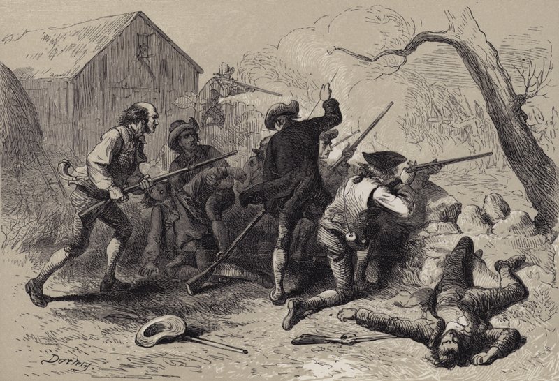 Slaget ved Lexington av after Felix Octavius Carr Darley