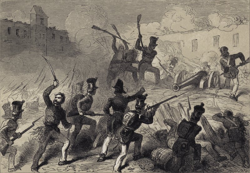 Inntaket av Monterey av after Felix Octavius Carr Darley