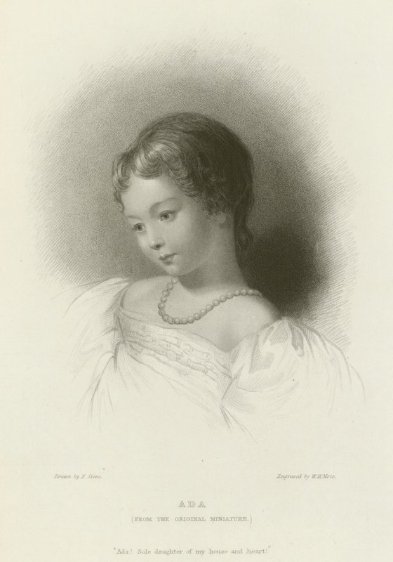 Ada Lovelace av after Frank Stone