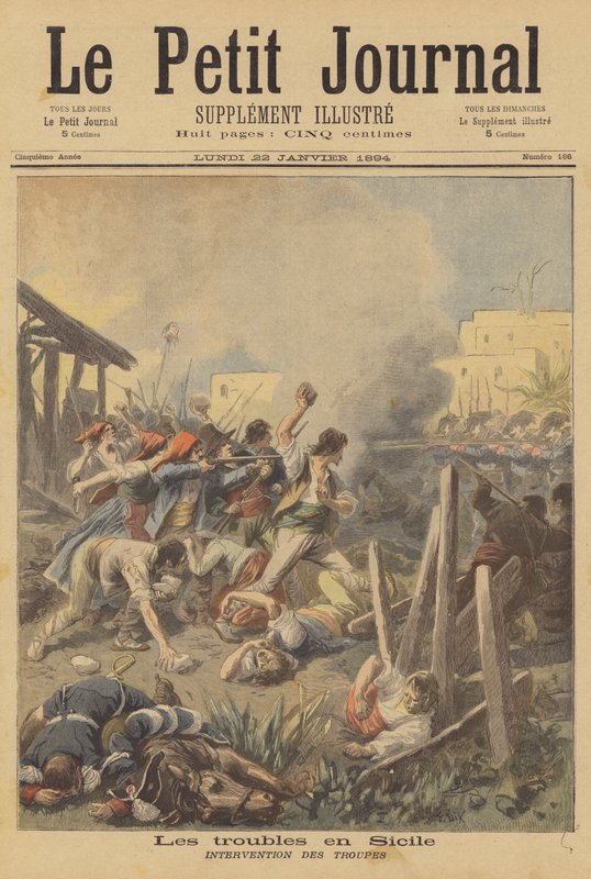 Problemer på Sicilia av after Frederic Theodore Lix