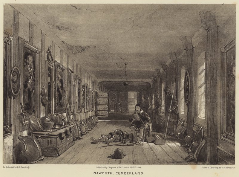 Naworth, Cumberland av after George Cattermole