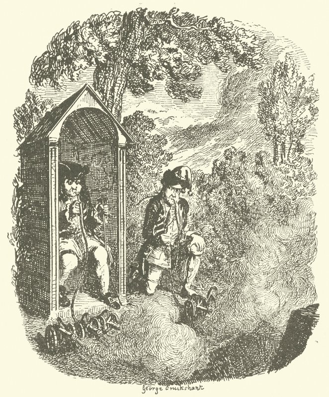 Illustrasjon for Tristram Shandy av after George Cruikshank