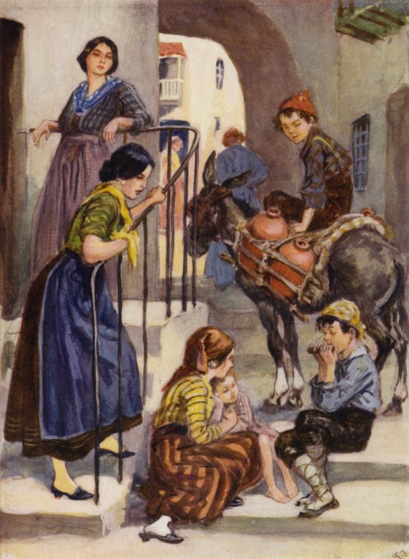 Musikk og solskinn av after Gordon Frederick Browne