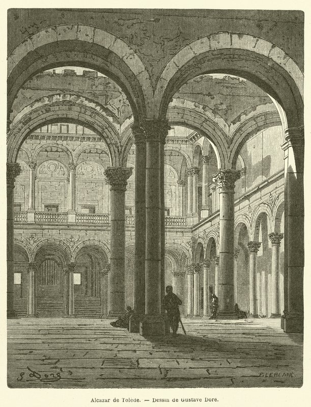 Alcazar de Tolede av Gustave after Dore