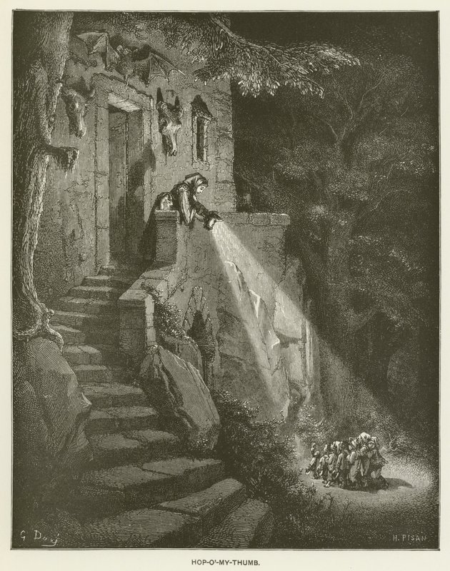 Hopp-o-Min-Tommel av Gustave after Dore
