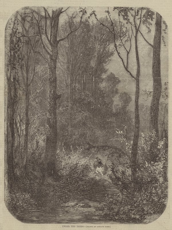 Under trærne av Gustave after Dore