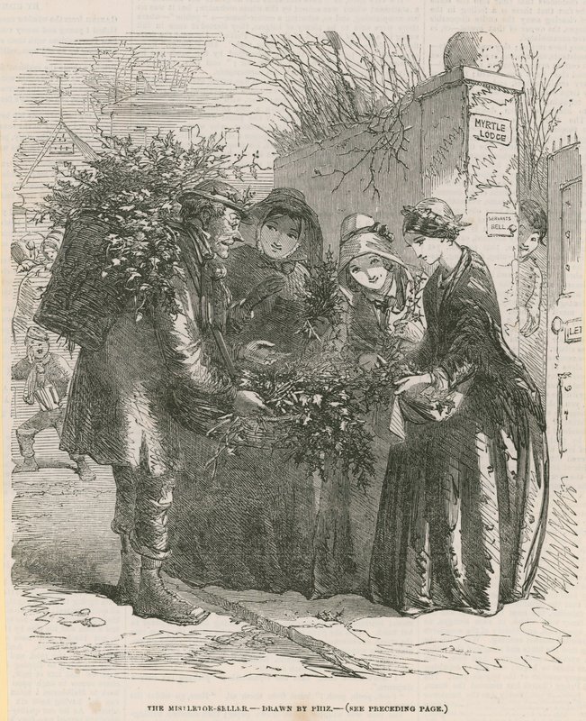 Mistelteinselgeren (gravering) av after Hablot Knight Browne