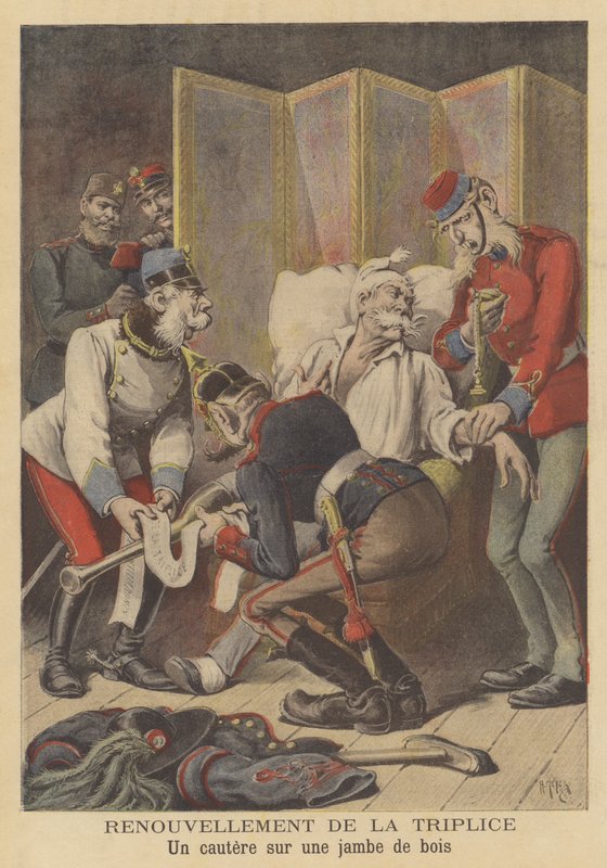 Fornyelse av Trippelalliansen av after Henri Meyer