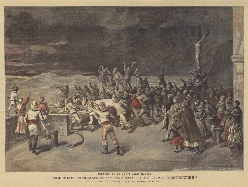 Scene fra The Master of Arms av after Henri Meyer