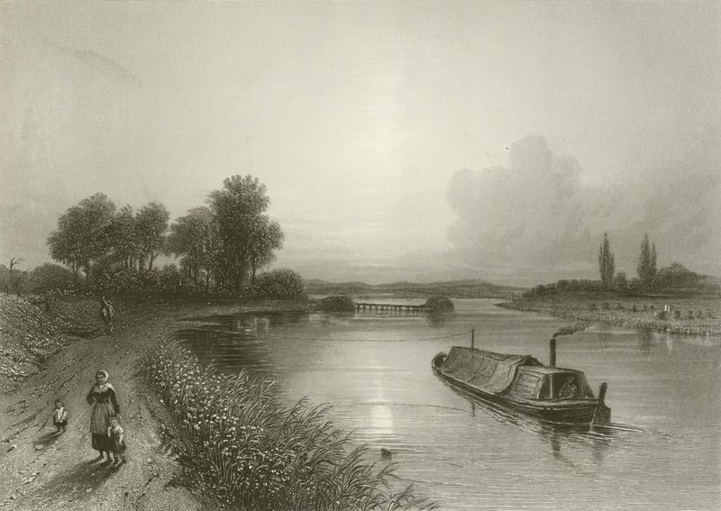 River Trent, nær Wighnor av Henry after Warren