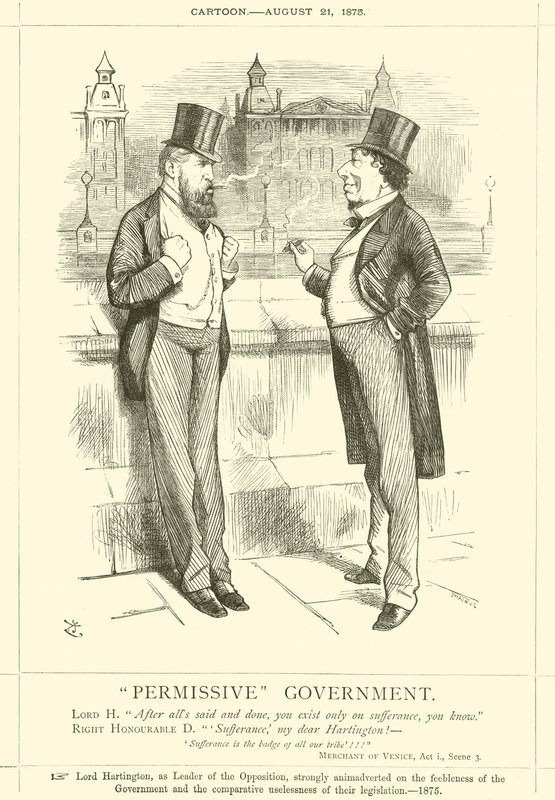 Permitterende regjering av after John Tenniel