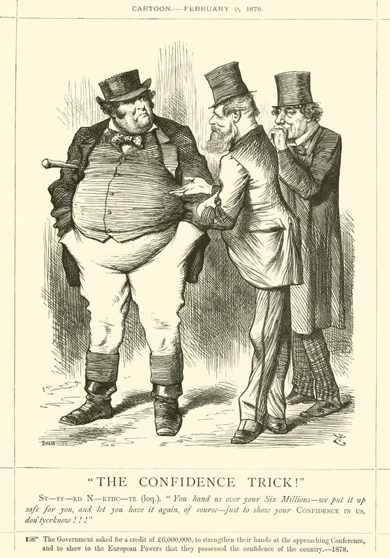 Selvtillitstrikset! av after John Tenniel