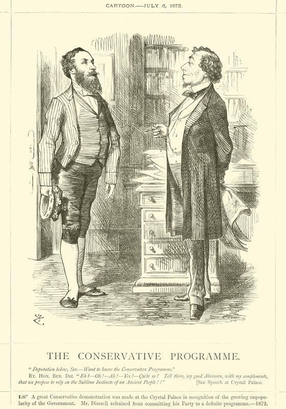 Det konservative programmet av after John Tenniel