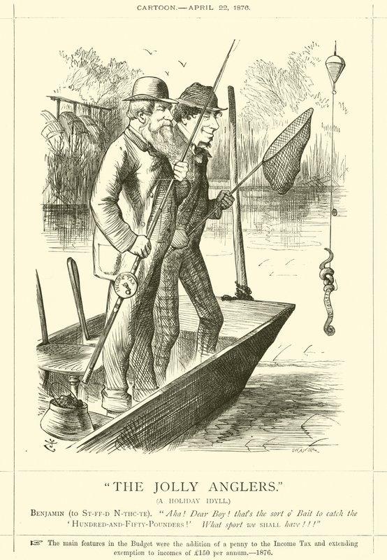 The Jolly Anglers, A Holiday Idyll av after John Tenniel