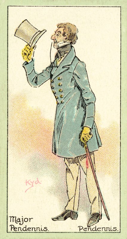 Major Pendennis, Pendennis (chromolitho) av after Joseph Clayton Clarke
