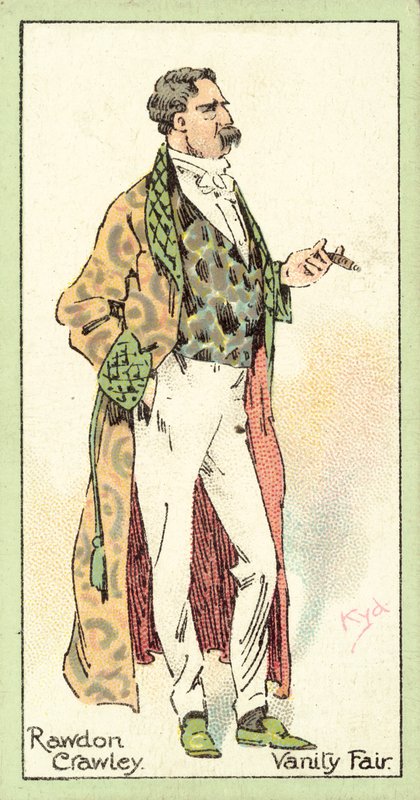 Rawdon Crawley, Vanity Fair (chromolitho) av after Joseph Clayton Clarke