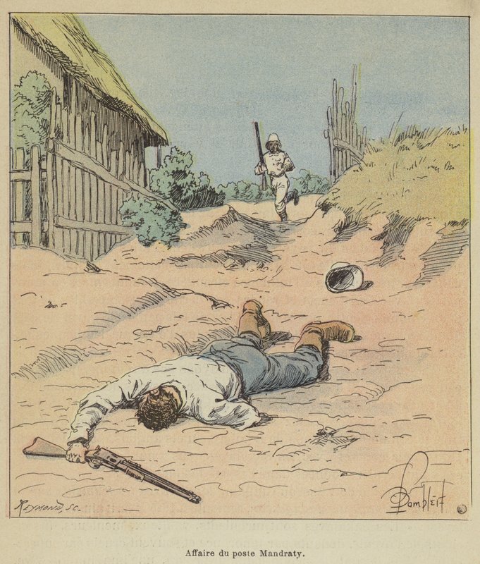 Mandraty post-etui av after Louis Charles Bombled