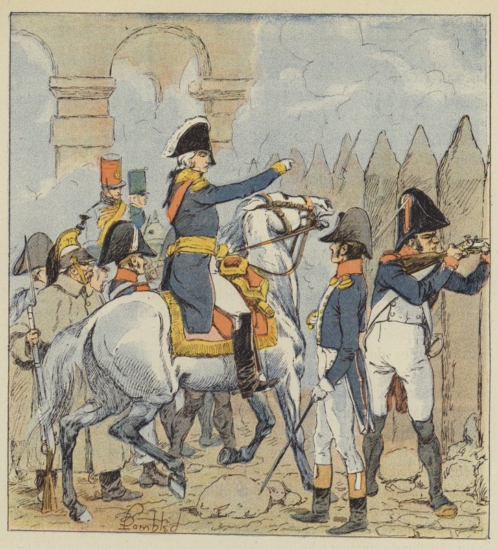 Le marechal Moncey av after Louis Charles Bombled