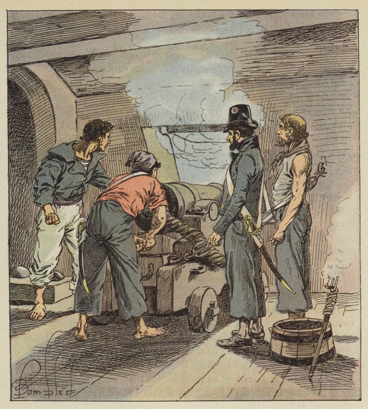 Sjømenn 1805-1815 av after Louis Charles Bombled