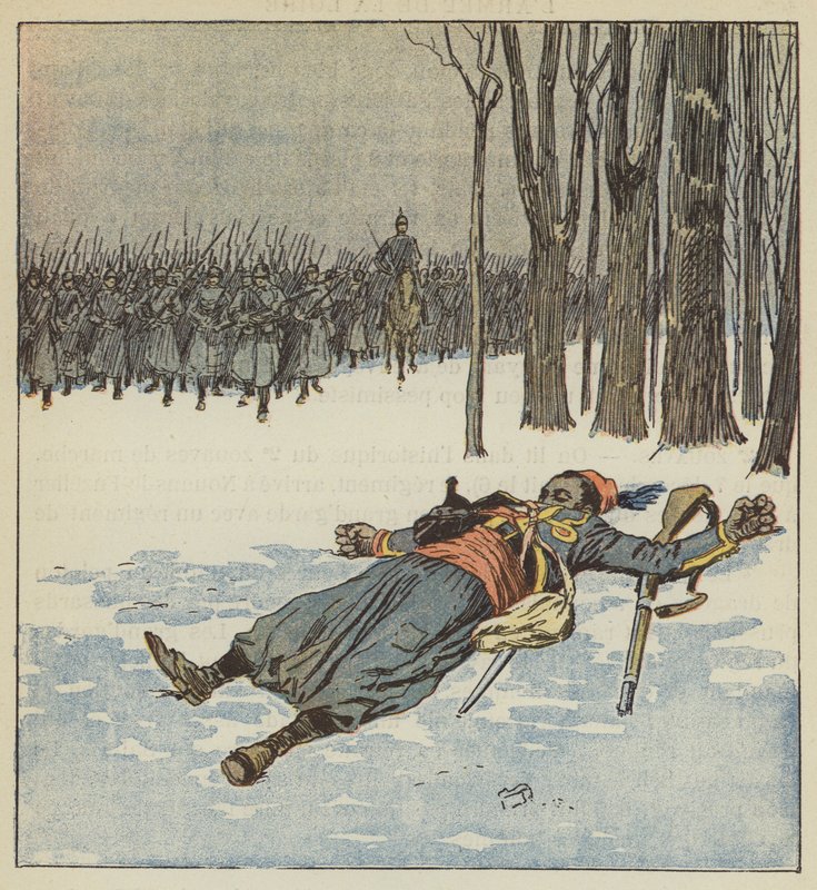 Heroisk død av en tyrker av after Louis Charles Bombled